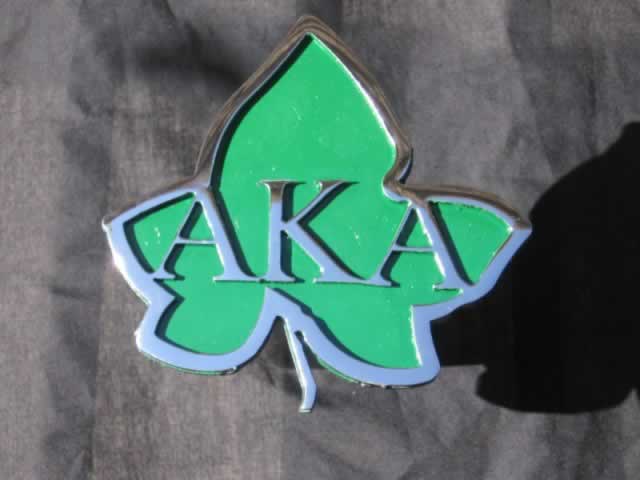 Alpha Kappa Alpha Ivy Leaf Hitch Cover